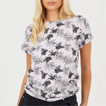 Brave Soul Тениска Brave Soul BS Shrt Slv Tee Ld99 - Pink