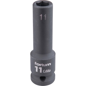 Fortum машинна (ударна) муфа 1/2", 11 mm, L 78 mm, почернена, FORTUM