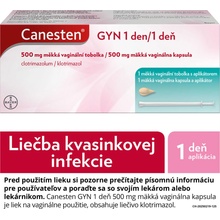 Canesten Gyn 1 deň 500 mg 1 mäkká vaginálna kapsula