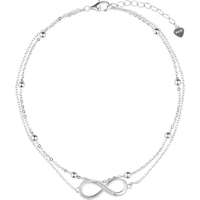 Silenti Jewelry Сребърна гривна за крак "Сантименталност