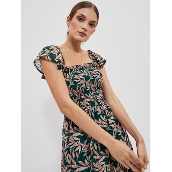 Moodo Дамска рокля с цветя Moodo Moodo | Bezhov | ЖЕНИ | XS