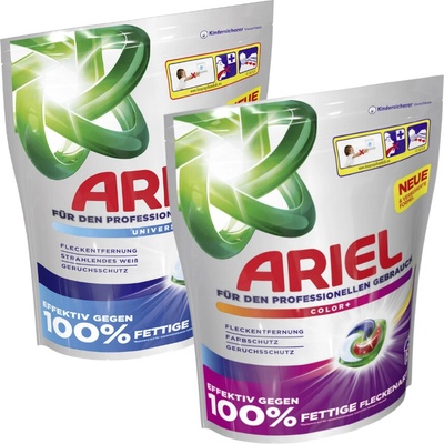 Ariel kapsule All in 1 Univerzálne a Farebné pranie 2 x 25 PD