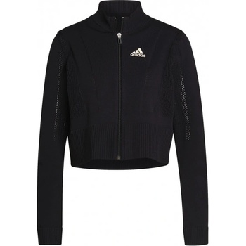 Adidas Дамска блуза с дълъг ръкав Adidas Primeblue Primeknit Jacket W - Черен