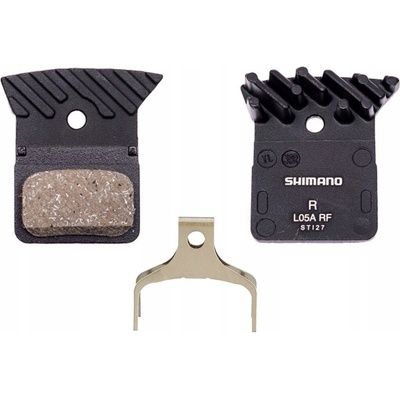 Shimano-servis brzdové doštičky Shimano L05A-RF polymér s chladičom original balenie