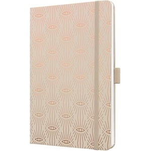 Sigel Jolie A5 Hardcover Beige 87 Sheets Exclusive Lined Notebook (JN357)