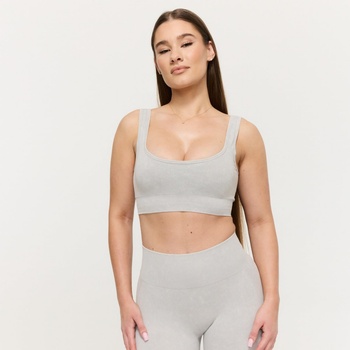 GymBeam Безшевен спортен сутиен Lift Grey XL