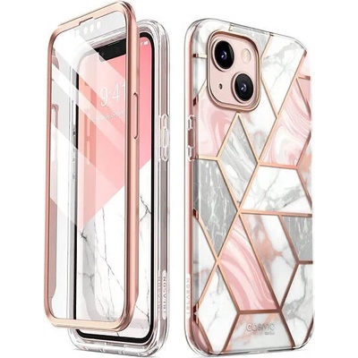 SUPCASE Дамски Калъф за iPhone 13 Mini, Supcase Iblsn Cosmo Marble, Розов (843439113855)
