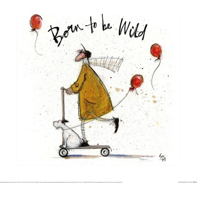 Umelecká tlač Sam Toft - Born To Be Wild, 40 × 40 cm