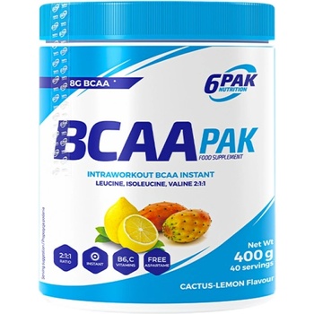 Image 1 of 6PAK Nutrition BCAA PAK 2: 1: 1 Instant [400 грама] Кактус с лимон