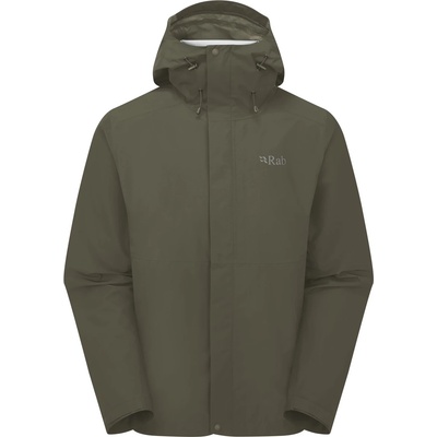 Rab Мъжко водоустойчиво яке Rab Downpour Jacket Waterproof jacket - Army (002-3518-0112)