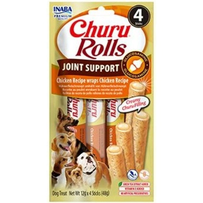 Churu Dog Rolls Joint Supp.Chick.wraps Chicken 4 x 12 g