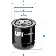 UFI Olejový filtr 23.583.00