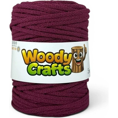 Woody Crafts Woody 5 mm – Tmavě růžová (100m)