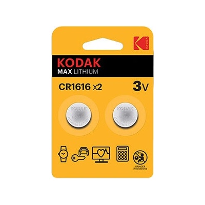Kodak CR1616 2 ks KOD-1616BL2