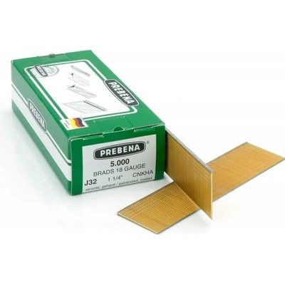 Hřebíky do hřebíkovačky Prebena J32CNKHA 32 mm 5000 kusů