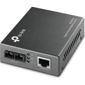 TP-Link MC200CM, 1000Mbps RJ45 към 1000Mbps multi-mode SC влакно, 550m (MC200CM)