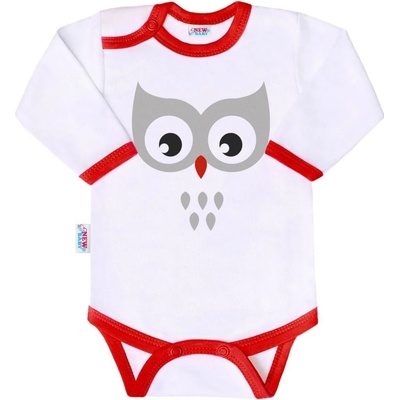 Body s potiskem New Baby Animals sova