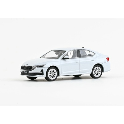 Abrex Škoda Octavia IV FL 2024Bílá Moon Metalíza 1:43