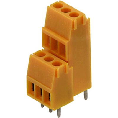Weidmüller 1703760000 dvojradový svorka 1.5 mm² Pólov 16 oranžová 50 ks