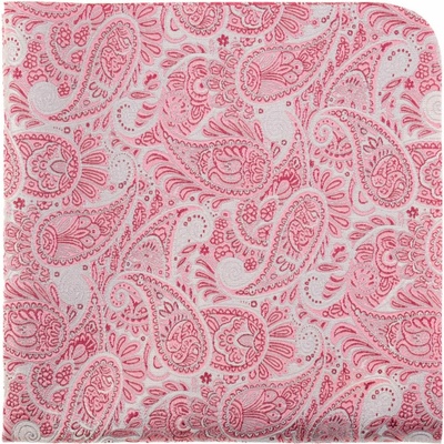 Paisley kapesníček růžový