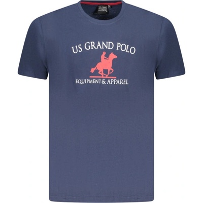 U. s. grand polo Тениска с къс ръкав за мъже us grand polo, Размер m, Цвят Синьо (au02645_bl1navy)