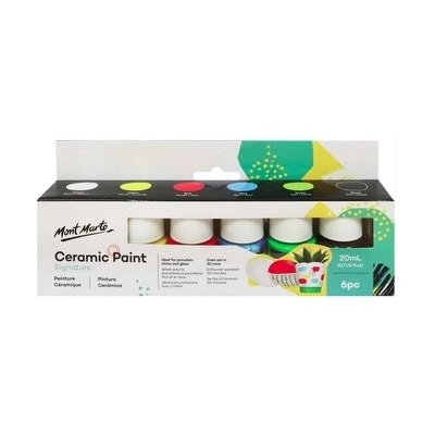 MontMarte Sada barev na sklo a porcelán č.0023 6x kelímky 20 ml – Zboží Dáma