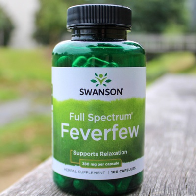 Swanson Feverfew 380 mg 100 kapslí