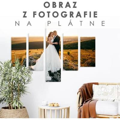 Obraz z fotografie - 5 DIELNY - 100x80 cm