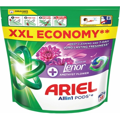 Ariel All in1 Pods +Lenor prací kapsule 38 PD