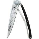 DEEJO 1cc207 tattoo carbon / Ултралеко джобно ножче с дръжка от карбонови влакна (1cc207)