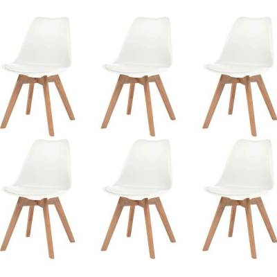 OMAXI 580423 bílé plast 6 ks