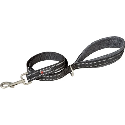 Freedog Shiva Shooter Large - Повод за кучета, 25 мм/120 см. - сив