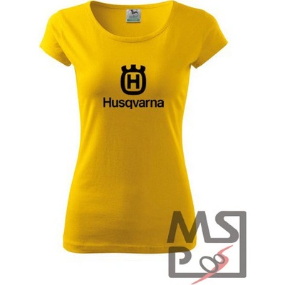 Dámske tričko Husqvarna 2 Žltá