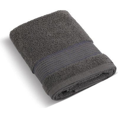Brotex Froté uterák 50x100cm prúžok 450g tmavo sivá