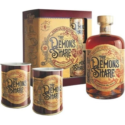 The Demon's Share 40% 0,7 l (dárkové balení 2 plecháčky)