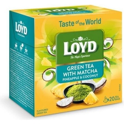 Loyd Green Tea s Matcha, ananásom a kokosom 20 x 1,5 g