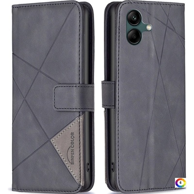 Samsung Galaxy A06 BINFEN COLOR Magnetic Wallet Кожен Калъф и Протектор