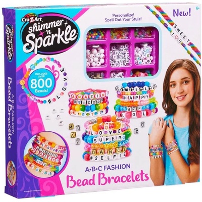 CRA-Z-ART Shimmer N Sparkle Abc Beads Bracelets (17883)