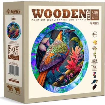 Wooden City - Puzzle Colorful Bird - 500 piese