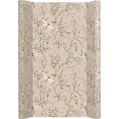 KikkaBoo Мека PVC подложка за повиване 50х70см Secret Garden Beige (31108060115)