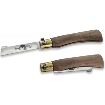 Old Bear WALNUT-wood handle, satined grafting Aisi 420 stainless steel blade