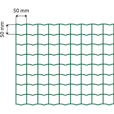 EKOfence Pletivo zvárané 50x50x2,5-2000mm 25m zelená 3596