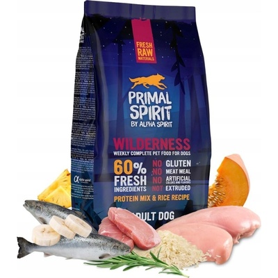 Primal Spirit Dog 60% Wilderness 1 kg