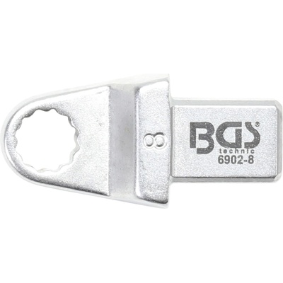 BGS Technic Nástrčný očkový kľúč 8 mm upnutie 9 x 12 mm BGS 6902-8