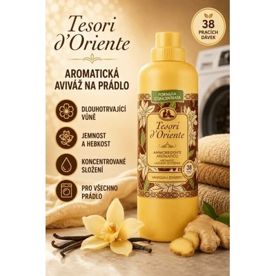 Tesori d' Oriente Vaniglia e Zenzero koncentrovaná aviváž 760 ml 38 PD