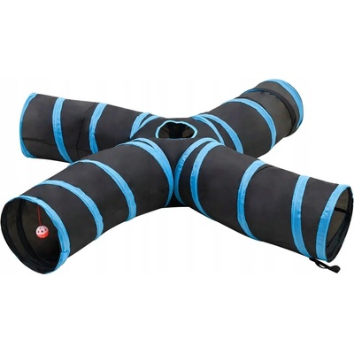 VidaXL Tunel 4-cestný skládací 60 cm