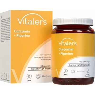 Vitaler's Kurkumín + Piperín 60 kapsúl