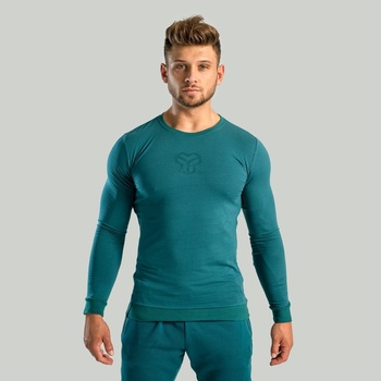 GymBeam OG1 Блуза с дълъг ръкав Essential Deep Teal - STRIX XL