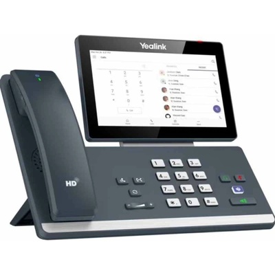 Yealink VoIP телефон Yealink MP58 WH SFB, 7" сензорен цветен дисплей, 16 SIP акаунта, 2x 10/100/1000 Mbps RJ-45, PoE: 802.3af клас 3, Bluetooth, Wi-Fi, сив (1301188)