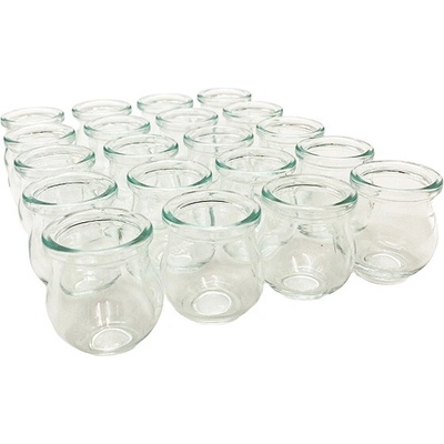 Acus Med Banky z medicínskeho požiarneho skla 30 mm – sada 20 ks